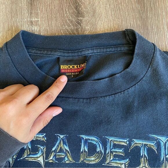 megadeth brockum 1993 countdown to extinction tour t-shirt - Picture 6 of 8